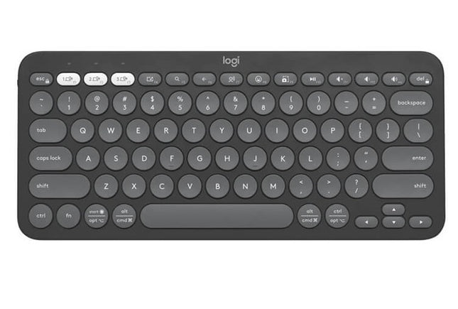 Logitech Pebble Keys 2 K380s, Multi-Device Bluetooth Wireless Keyboard with Customisable Shortcuts, Slim and Portable, Easy-Switch for Windows, macOS, iPadOS, Android, Chrome OS - Openbox