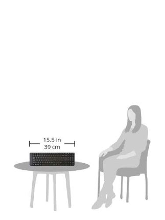 Logitech MK215 Wireless Keyboard and Mouse Combo for Windows, 2.4 GHz Wireless, Compact Design, PC/Laptop- Openbox