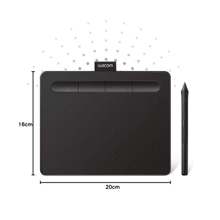 Wacom Intuos Bluetooth CTL-4100WL/K0-CX Digital Graphics Pen Tablet Small (7.8" x 6.3") -Openbox