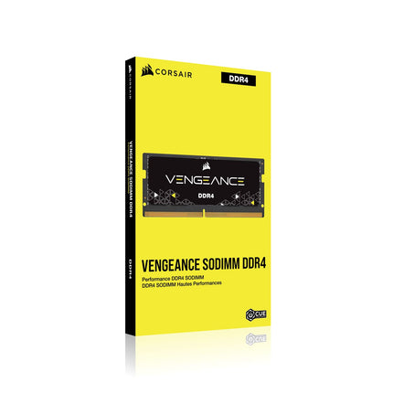 CORSAIR Vengeance 8GB (8GBx1) 260-Pin DDR4 SO-DIMM Laptop RAM with 3200MHz CL22 Memory Kit - CMSX8GX4M1A3200C22 Black - Openbox