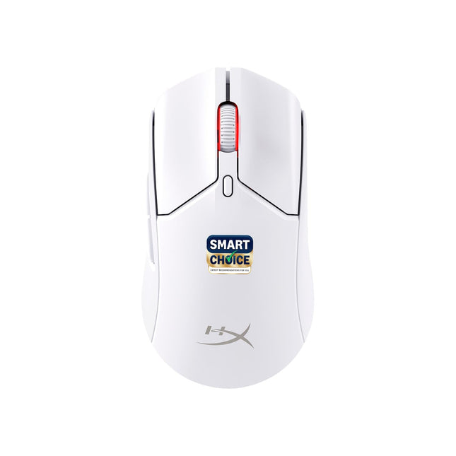 HyperX Pulsefire Haste 2 Dual Wireless RGB Gaming Mouse, Up to 26K DPI, HyperX 26K Sensor, 61g Ultra Lightweight, 100 Hr Battery Life, 1K Hz Polling Rate, 24 Months Warranty - White - openbox