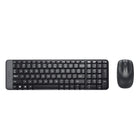 Logitech MK220 Compact Wireless Keyboard and Mouse Combo for Windows, 2.4 GHz Wireless with Unifying USB-Receiver, 24 Month Battery, Compatible with PC, Laptop - New