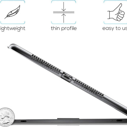 Typecase Flexbook Keyboard for iPad 9th Gen,8th Gen & 7th Gen (10.2 Inch), iPad Air 3, iPad Pro-10.5 Inch, 10 Color Backlight, 360° Rotation, Pencil Holder, Trackpad, Bluetooth - openbox