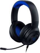 Razer Kraken X for Console - Wired Gaming Headset for Console (Flexible Cardioid Microphone, 40 mm Speakers, 0.3 cm Cable, 250 g Ultralight Design) Black-Blue- OPENBOX