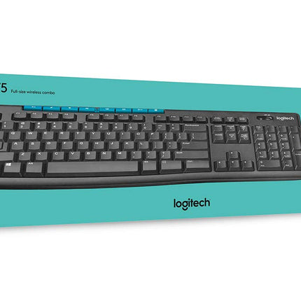 Logitech MK275 Wireless Keyboard and Mouse Combo for Windows, 2.4 GHz Wireless, Compact Wireless Mouse, 8 Multimedia & Shortcut Keys, 2-Year Battery Life, PC/Laptop - NEW SEALED PACK