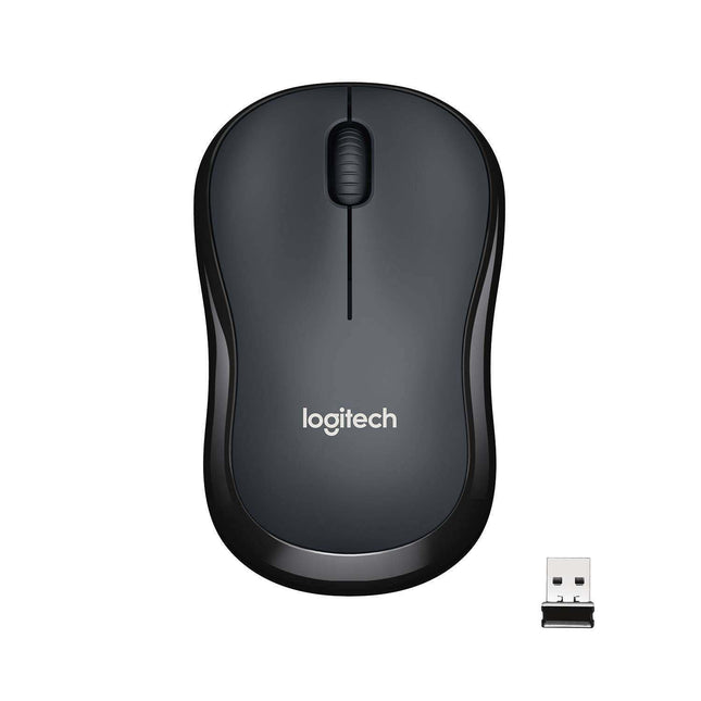Logitech M221 Wireless Mouse, Silent Buttons, 2.4 GHz with USB Mini Receiver, 1000 DPI Optical Tracking, 18-Month Battery Life, Ambidextrous PC/Mac/Laptop - Openbox