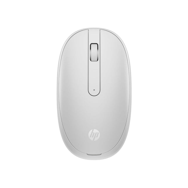 HP 240 Lunar White Bluetooth Mouse/Bluetooth® 5.1 connection/15 Month battery/1600 dpi Optical Sensor/Sleek and ambidextrous Design - NEW