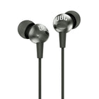 JBL C200SI, Premium in Ear Wired Earphones with Mic, Signature Sound, One Button Multi-Function Remote, Premium Metallic Finish, Angled Earbuds for Comfort fit (Assorted Color)- Openbox