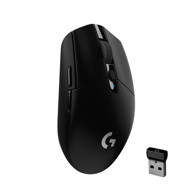 Logitech G304 Lightspeed Wireless Gaming Mouse, Hero Sensor, 12,000 DPI, Lightweight, 6 Programmable Buttons, 250h Battery Life, On-Board Memory, Compatible with PC/Mac - Openbox