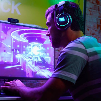 JBL Quantum 810 Wireless Over Ear Gaming Headset with Mic, ANC, 50mm Driver (Black) - Sealed