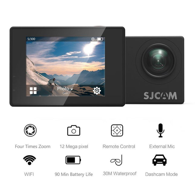 SJCAM SJ4000 WiFi 12MP Optical Full HD WiFi Sports Action Camera - Openbox