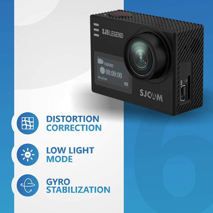 SJCAM Legend SJ6 Sports Gyro Action Camera with 2"(5cm) Dual LCD Touch Screen - Openbox