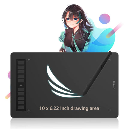 XENX P3-1060B Digital Graphics Drawing Pen Tablet (10" x 6.25" Black) - Openbox