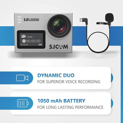 SJCAM Legend SJ6 Sports Gyro Action Camera with 2"(5cm) Dual LCD Touch Screen - Openbox