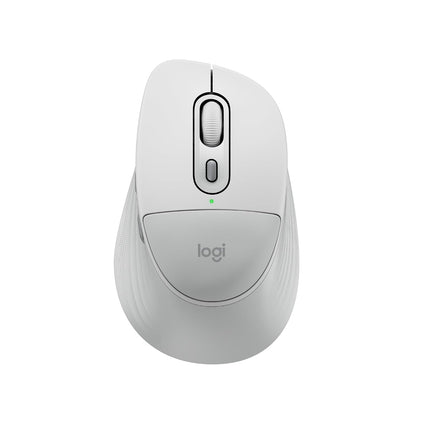 Logitech Signature Comfort Plus M850 L Wireless Mouse, Bluetooth Mouse with Palm Cushion, Silent Clicks, 24-Month Battery, Customizable Buttons, for Windows, Mac, iPad - Off White - OPENBOX