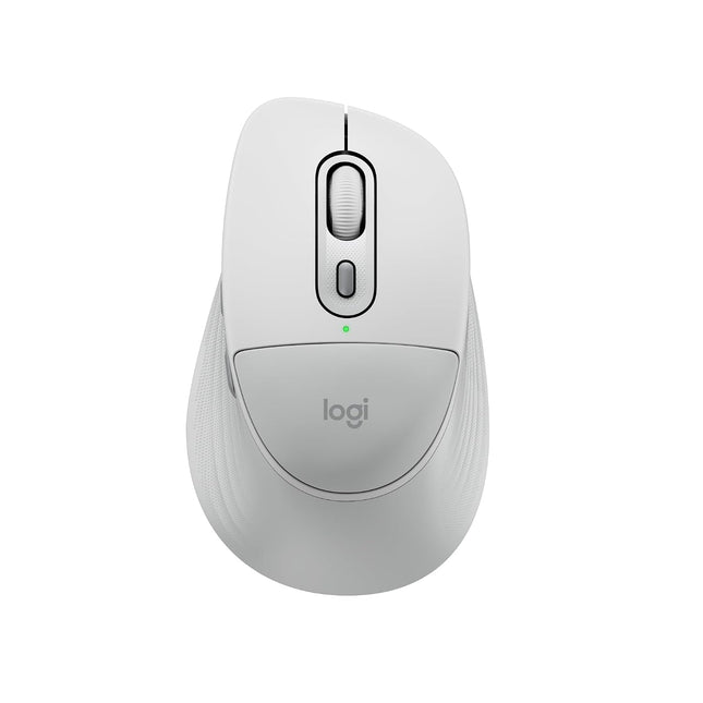 Logitech Signature Comfort Plus M850 L Wireless Mouse, Bluetooth Mouse with Palm Cushion, Silent Clicks, 24-Month Battery, Customizable Buttons, for Windows, Mac, iPad - Off White - OPENBOX