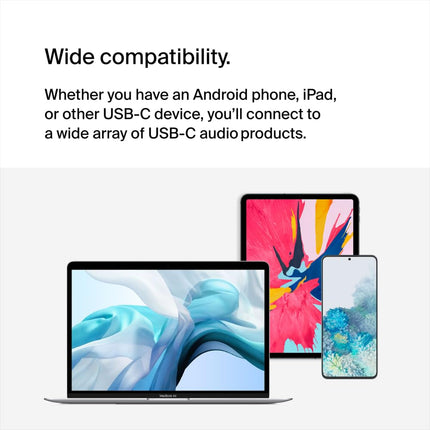Belkin 3.5mm Audio + USB-C Charge Rockstar Adapter Compatible with up to 60W PD- White - Openbox
