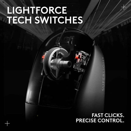 Logitech G PRO X Superlight 2 Lightspeed Wireless Gaming Mouse, 32,000 DPI, 5 Programmable Buttons, USB-C Charging, PC & Mac - White - New Sealed Pack