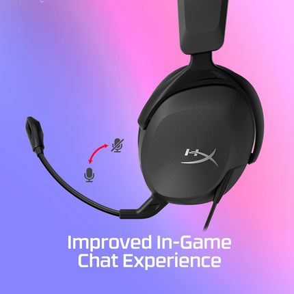 HyperX Cloud Stinger 2 Core Essential PC Gaming Wired Headset, Lightweight Over Ear Headset with mic, Swivel-to-Mute Function, 40mm Drivers - Openbox