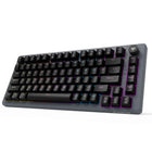 EvoFox Katana X2 TKL Gaming Mechanical Keyboards Wireless –Tri-Mode (BT/2.4G/Wired), Silent Red Switches, 1000Hz Polling Rate, Vivid and Dynamic Backlighting, 4000mAh Battery,Volume Knob (Black) - OPENBOX