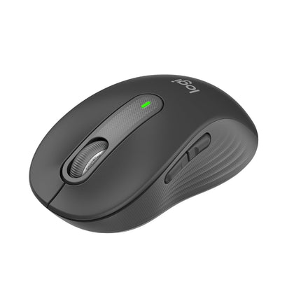Logitech Signature M650 Wireless Mouse - for Small to Medium Sized Hands, 2-Year Battery, Silent Clicks, Customisable Side Buttons, Bluetooth -Graphite - Openbox