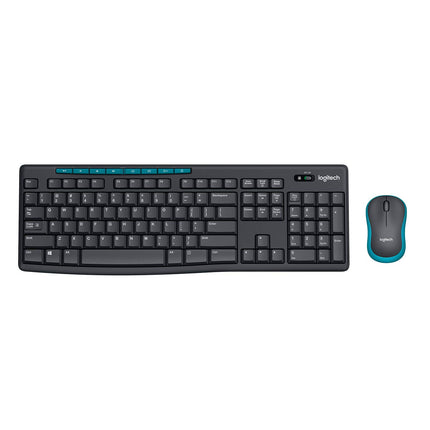 Logitech MK275 Wireless Keyboard and Mouse Combo for Windows, 2.4 GHz Wireless, Compact Wireless Mouse, 8 Multimedia & Shortcut Keys, 2-Year Battery Life, PC/Laptop - NEW SEALED PACK