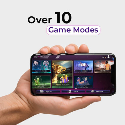 MetaShot Smart Cricket Bat equipped with advanced technology for enhanced performance and precision in cricket.