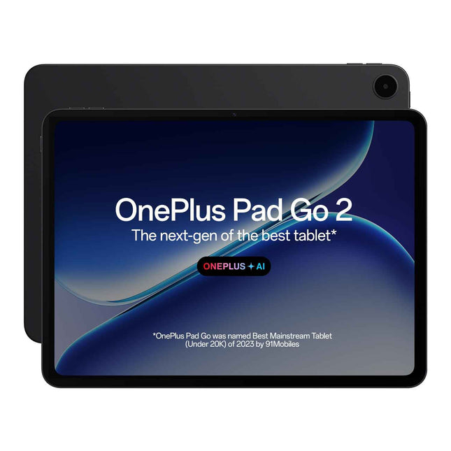 OnePlus Pad Go 2, 30.73 cm (12.1 inch) 2.8K Display, Dolby Vision™, 120Hz Refresh Rate, Quad Speakers, AI, 10050 mAh Battery, 5G Tablet, 8GB RAM 256 GB Storage, Shadow Black - Openbox