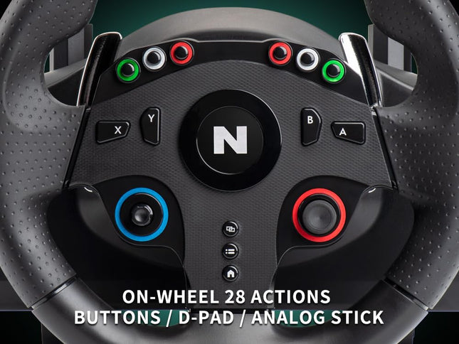 NiTHO Drive Pro ONE Gaming Racing Wheel with Shifter and Floor Pedals, Steering Wheel for PC, PS4 - Openbox