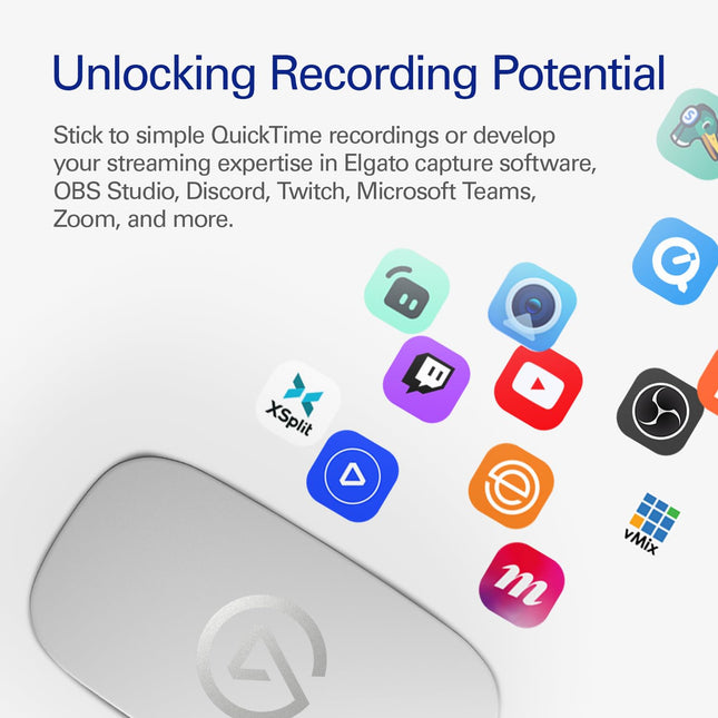 Elgato Game Capture Neo — 4K60 HDR Passthrough, 1080p60 Capture - Openbox