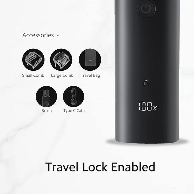 MI Corded + Cordless Beard Trimmer 2 With Type-C Fast Charging - Openbox