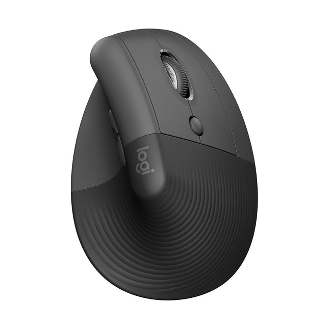 Logitech Lift Vertical Ergonomic Mouse, Wireless, Bluetooth or Logi Bolt USB Receiver, Quiet clicks, 4 Buttons, Compatible with Windows/macOS/iPadOS, Laptop, PC - Openbox