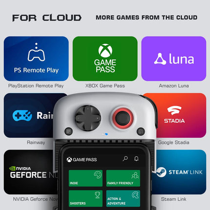 GameSir X3 Type-C Mobile Game Controller for Android Phone(110-179mm) with Cooler Fan - Cloud Gaming: Support Xbox Game Pass, Stadia, GeForce Now, Steam, PlayStation - Plug and Play Gamepad - Openbox
