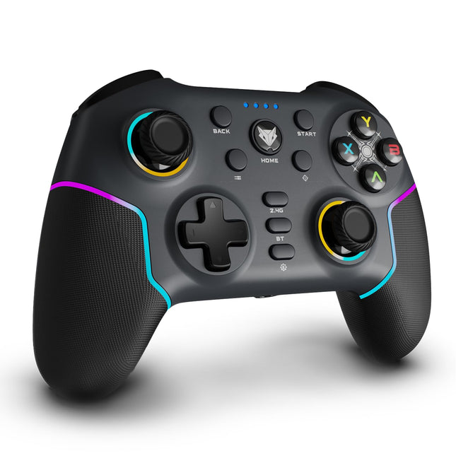 EvoFox Elite X2 Pro Gaming Controller for PC, Android, TV, Switch Tri-Mode -2.4G/BT/Wired Gamepad, HallSense Magnetic Triggers & Joystick
