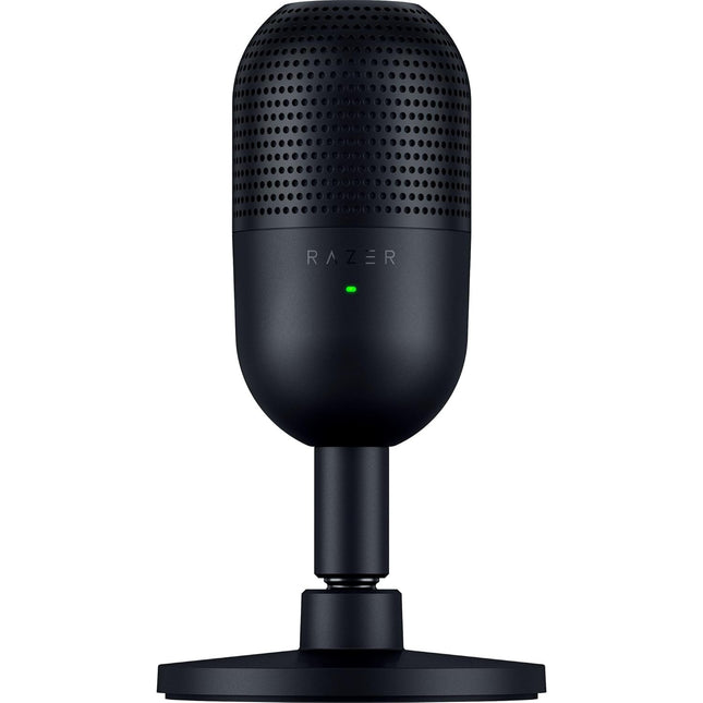 Razer Seiren V3 Mini USB Microphone: Condenser Mic - Supercardioid Pickup Pattern - Tap-to-Mute Sensor with LED Indicator - Shock Absorber - Ultra Compact - PC, Discord, OBS Studio, XSplit - Openbox