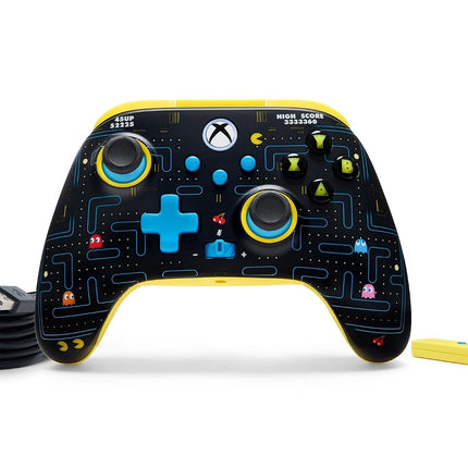 PowerA Wireless Gaming Controller for Xbox Series X/S, Xbox One, PC, Windows 10/11, Hall Effect Thumbsticks & Triggers, Low Latency Wireless, Glow in the Dark, PAC-MAN SE (Officially Licensed) - Openbox - B Grade
