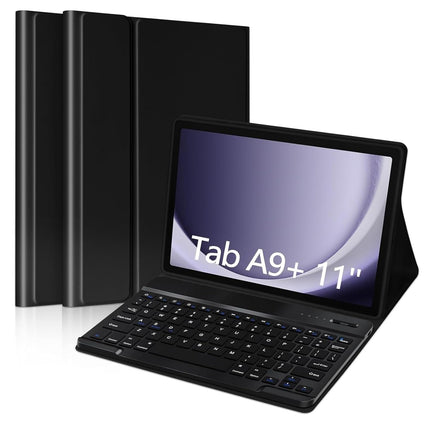typecase Keyboard Case for Samsung Galaxy Tab A11+ / A11 Plus 2025 (11 Inch) & A9+/ A9 Plus 2023 (11 inch) with Multi Viewing Angle, Wireless Detachable Folio KB Cover with S Pen Holder-Black - Openbox