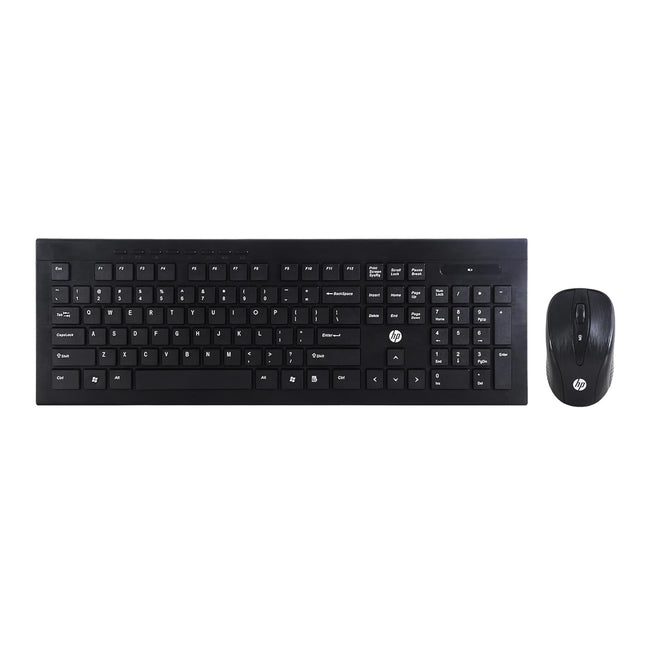 HP USB Wireless Spill Resistance Keyboard and Mouse Combo with 10m Working Range 2.4G Wireless Technology - NEW