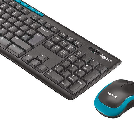 Logitech MK275 Wireless Keyboard and Mouse Combo for Windows, 2.4 GHz Wireless, Compact Wireless Mouse, 8 Multimedia & Shortcut Keys, 2-Year Battery Life, PC/Laptop - NEW SEALED PACK