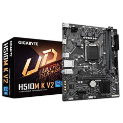 GIGABYTE H510M K V2 Motherboard | Intel H510 | Micro ATX | DDR4 | PCIe 3.0 | HDMI | USB 3.2 | Reliable Entry-Level - Openbox