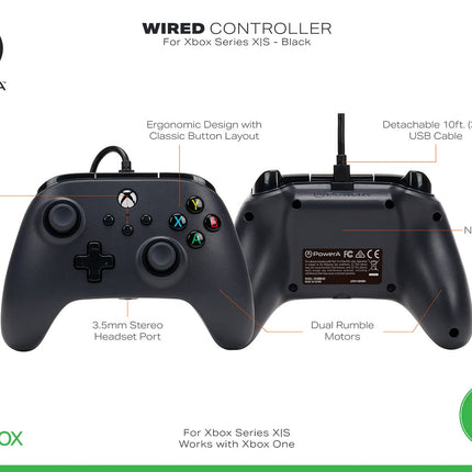 PowerA Wired Gaming Controller for Xbox Series X/S, Xbox One, PC, Windows 10/11 - Openbox