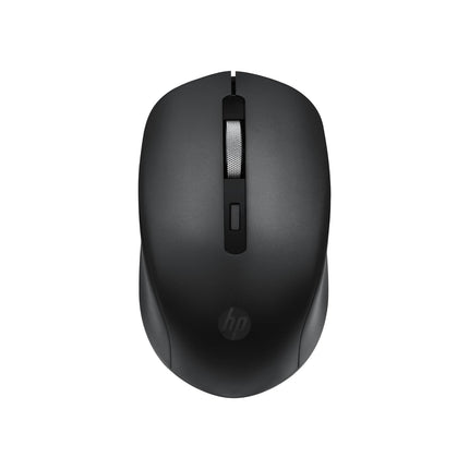 HP S1000 Mouse, 1600 DPI, 2.4Ghz Wireless Connection, Symmetrical Design for Smooth Scrolls, Black - NEW