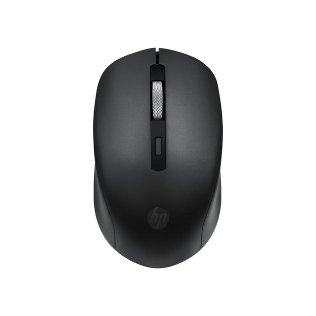 HP S1000 Mouse, 1600 DPI, 2.4Ghz Wireless Connection, Symmetrical Design for Smooth Scrolls, Black - NEW