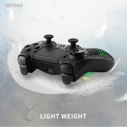 NiTHO HEXAGON Wireless RGB Controller for PS4, PC, Android & iOS - openbox