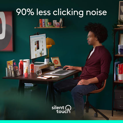 Logitech Signature M650 L Full Size Wireless Mouse - for Large Sized Hands, 2-Year Battery, Silent Clicks, Customisable Side Buttons, Bluetooth - Graphite - Openbox