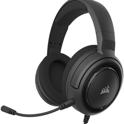 Corsair Hs45-7.1 Wired On Ear Headphones With Mic (Carbon Black) - Openbox