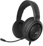 Corsair Hs45-7.1 Wired On Ear Headphones With Mic (Carbon Black) - Openbox