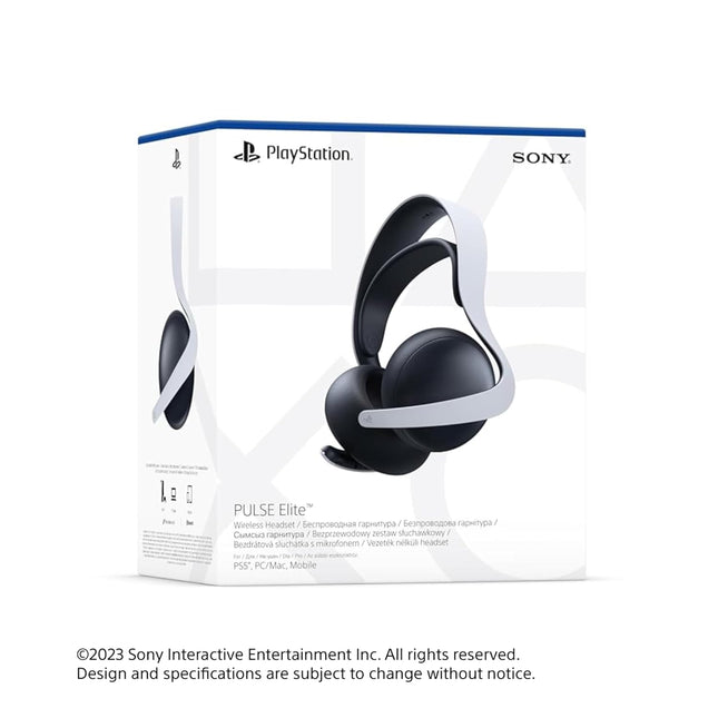 Sony Pulse Elite Wireless Over Ear Headset, White - Openbox