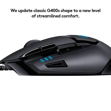 Logitech G402 Hyperion Fury USB Wired Gaming Mouse - Openbox