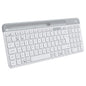 Logitech K580 Slim Multi-Device Wireless Keyboard Bluetooth/Receiver, Compact, Easy Switch, 24 Month Battery, Win/Mac, Desktop, Tablet, Smartphone, Laptop Compatible - Graphite